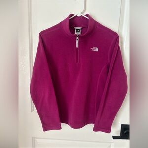 The North Face Magenta Fleece Half-Zip Girls
XL